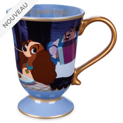 Disney Store Mug 65e&nbsp;anniversaire de La Belle et le Clochard