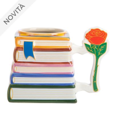 Tazza Libri La Bella e la Bestia Disney Store