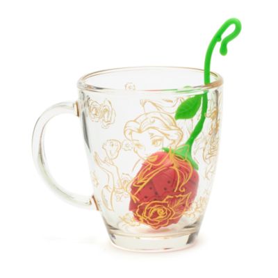 Disney Store Mug avec boule &agrave; infuser La Belle et la B&ecirc;te