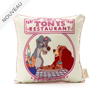 Disney Store Coussin La Belle et le Clochard