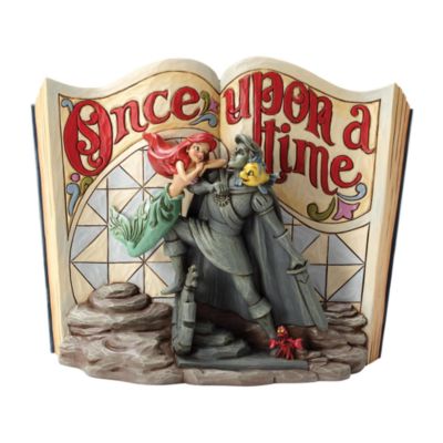 Statuetta libro di fiabe La Sirenetta collezione Disney Traditions Enesco
