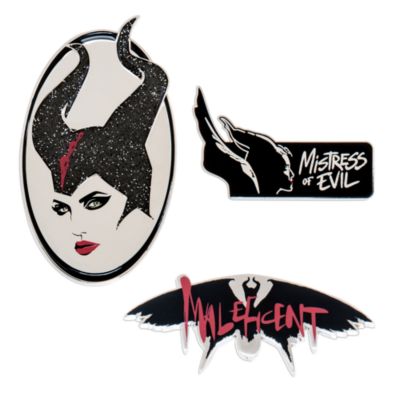 Disney Store - Maleficent: M&auml;chte der Finsternis - Anstecknadelset in limitierter Edition
