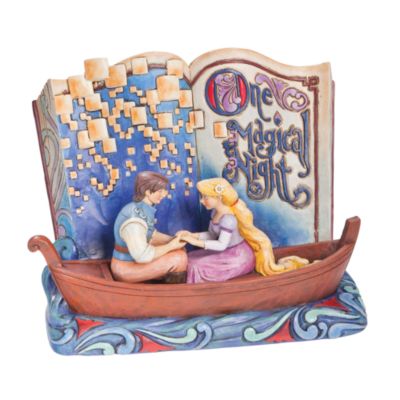 Enesco - Disney Traditions Dekorationsst&uuml;ck - Rapunzel - Neu verf&ouml;hnt - M&auml;rchenbuch One Magical Night