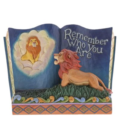 Enesco - Disney Traditions Dekorationsst&uuml;ck - Der K&ouml;nig der L&ouml;wen - M&auml;rchenbuch Remember Who You Are