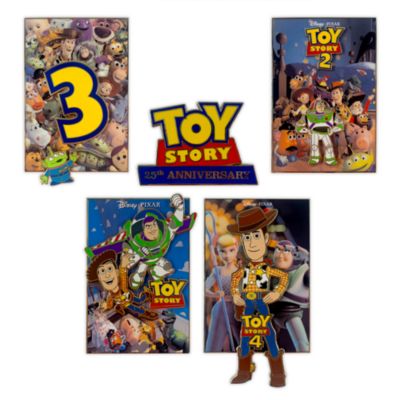 Disney Store&nbsp;25e anniversaire de Toy Story Ensemble de pin's en &eacute;dition limit&eacute;e