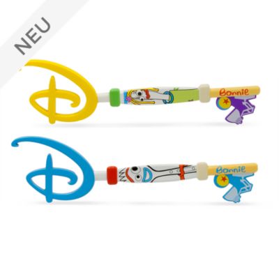 Disney Store - Toy Story&nbsp;4 Forky und Karen - Er&ouml;ffnungszeremonie-Schl&uuml;ssel