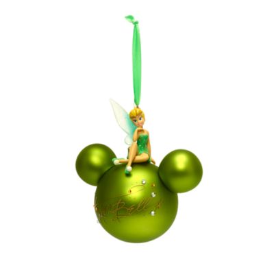 Disney Store - Tinkerbell auf Micky Symbol - Dekorationsst&uuml;ck zum Aufh&auml;ngen