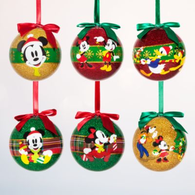 Micky und Minnie Maus Weihnachtskugeln, 6erSet shopDisney Deutschland