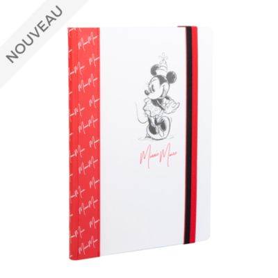 Disney Store Journal Minnie rouge et blanc