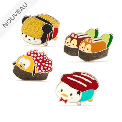 Disney Store Ensemble de pin's Sushi Mickey et ses amis
