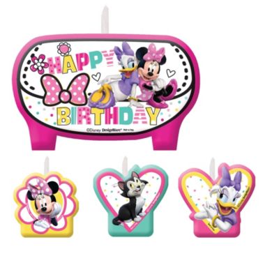 Disney Store Lot De Bougies D Anniversaire Minnie Et Ses Amis Shopdisney France