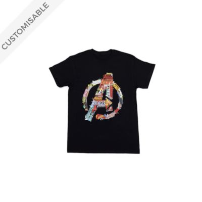Avengers Logo Customisable T Shirt For Kids Shopdisney Uk