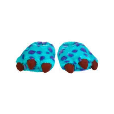 rainbow monster feet slippers