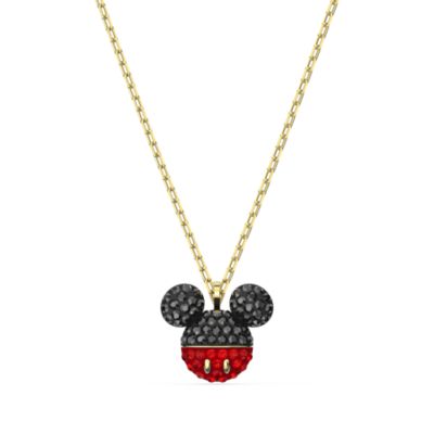 Swarovski Mickey Mouse Icon Gold-Plated Necklace - shopDisney UK